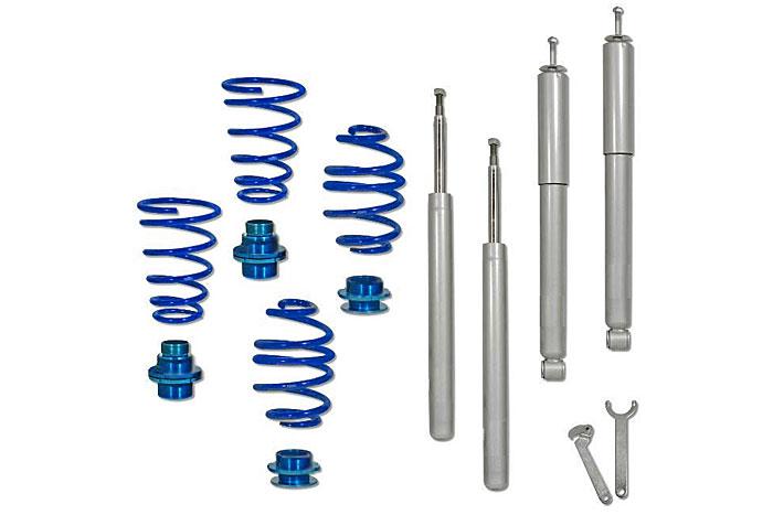GF150136, Triple-S Schroefset, BMW 3-serie Limo  316/ 316i/ 318i/ 320i/ 323i/ 325i/ 324D/TD (only strut  51mm ) E30 09/1982-03/1992, 890KG max vooraslast, Niet voor modellen met niveauregeling, Niet geschikt voor Stationwagen